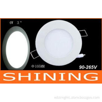 High Brightness 4W SMD3014 Round LED Celing Light 5000K Nat